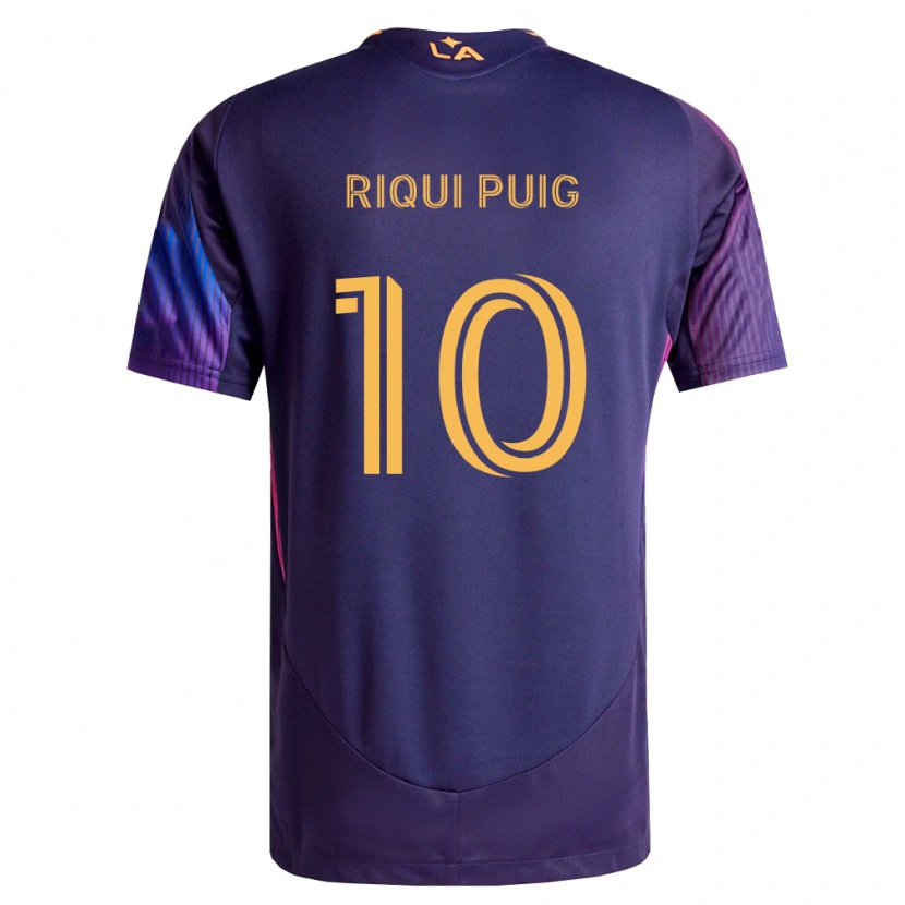 Danxen Men Riqui Puig #10 Deep Purple Yellow Away Jersey 2026/27 T-Shirt