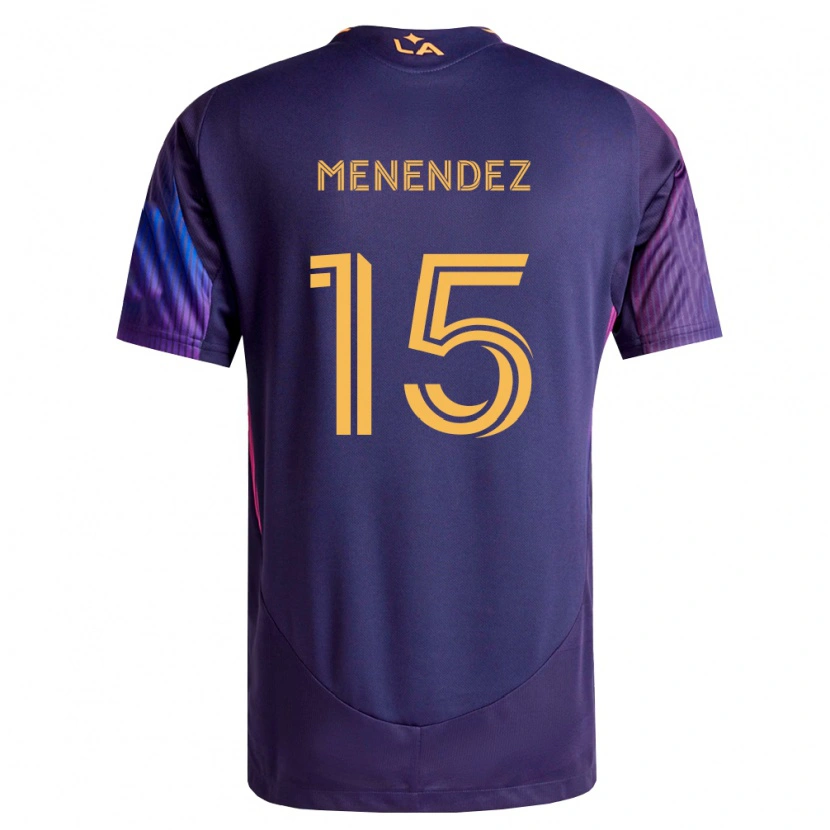 Danxen Men Alexsander Menendez #15 Deep Purple Yellow Away Jersey 2026/27 T-Shirt