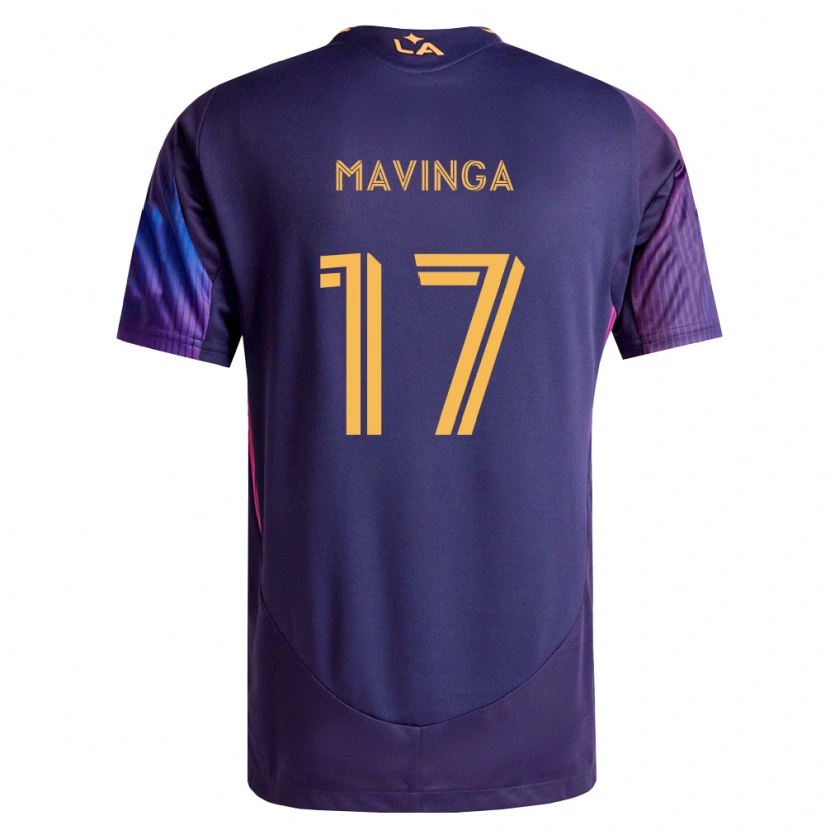 Danxen Men Chris Mavinga #17 Deep Purple Yellow Away Jersey 2026/27 T-Shirt