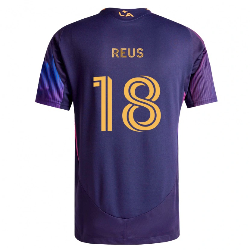 Danxen Men Marco Reus #18 Deep Purple Yellow Away Jersey 2026/27 T-Shirt