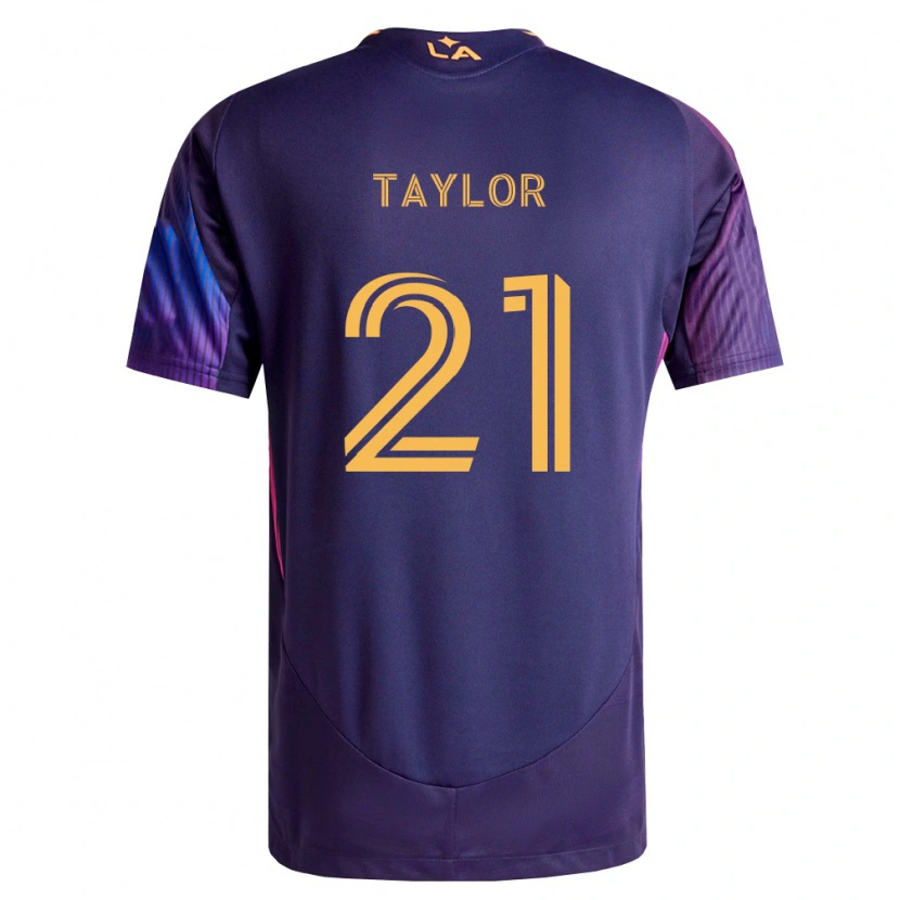 Danxen Men Robert Taylor #21 Deep Purple Yellow Away Jersey 2026/27 T-Shirt
