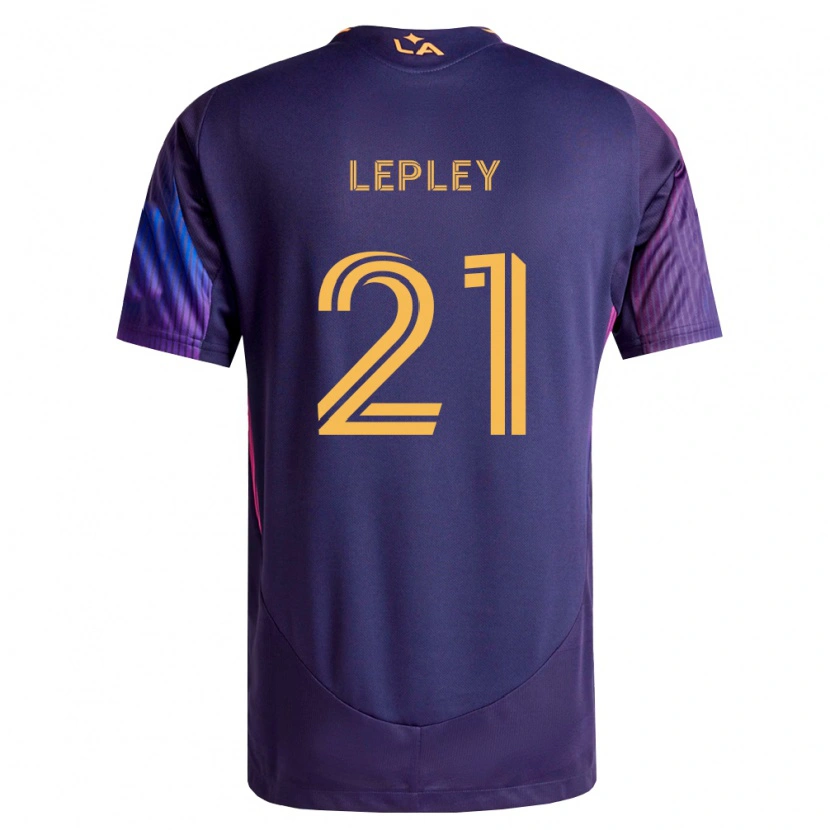 Danxen Men Tucker Lepley #21 Deep Purple Yellow Away Jersey 2026/27 T-Shirt