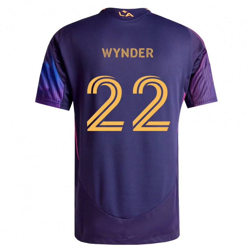 Danxen Men Elijah Wynder #22 Deep Purple Yellow Away Jersey 2026/27 T-Shirt