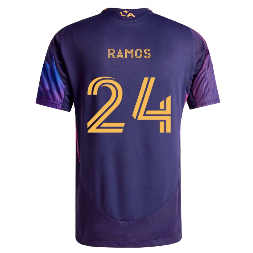 Danxen Men Rubén Ramos #24 Deep Purple Yellow Away Jersey 2026/27 T-Shirt