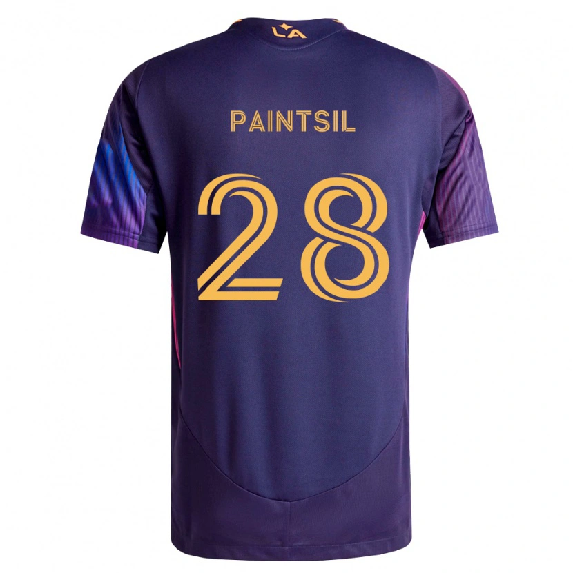 Danxen Men Joseph Paintsil #28 Deep Purple Yellow Away Jersey 2026/27 T-Shirt