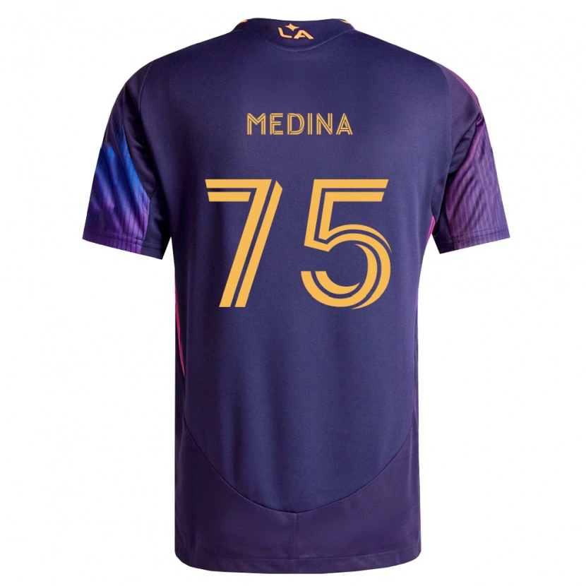 Danxen Men Aaron Medina #75 Deep Purple Yellow Away Jersey 2026/27 T-Shirt