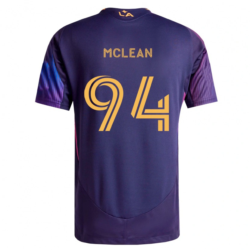Danxen Men Mateo Mclean #94 Deep Purple Yellow Away Jersey 2026/27 T-Shirt