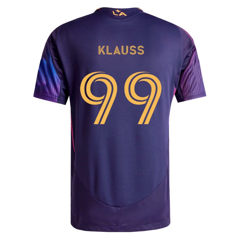 Danxen Men João Klauss #99 Deep Purple Yellow Away Jersey 2026/27 T-Shirt