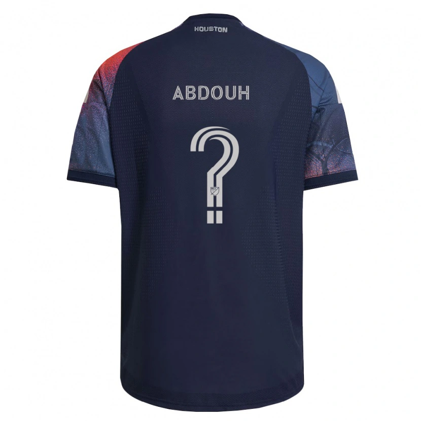 Danxen Men Adam Abdouh #0 Deep Blue White Orange Away Jersey 2026/27 T-Shirt
