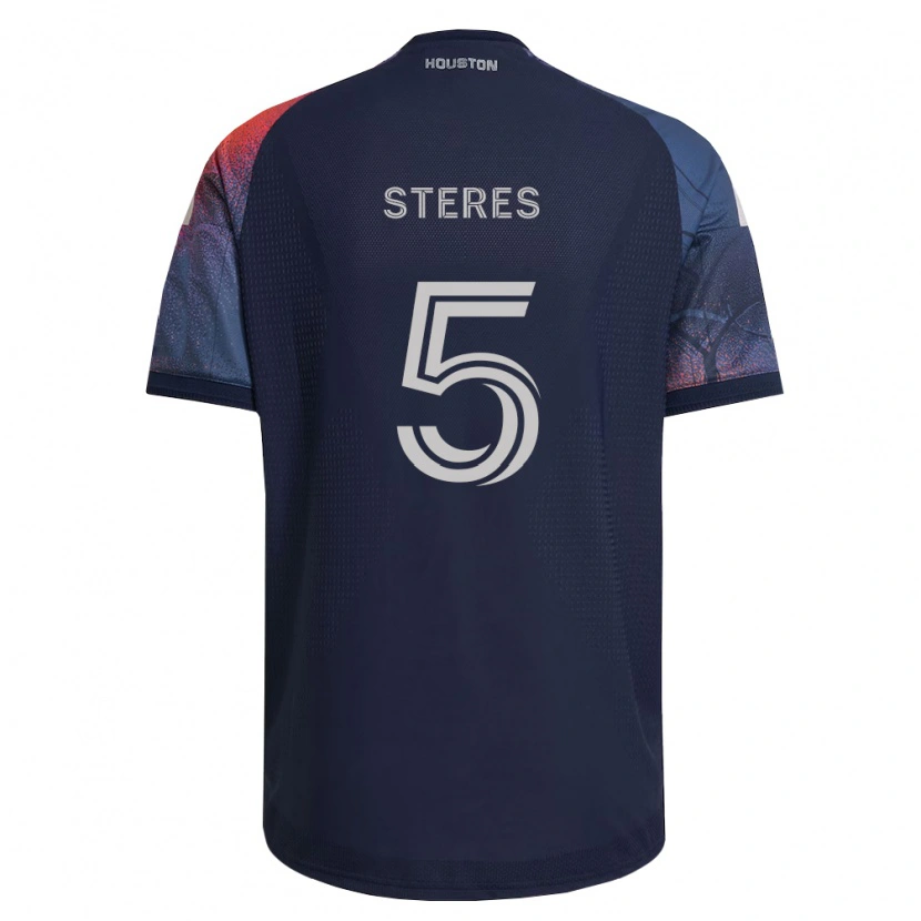 Danxen Men Daniel Steres #5 Deep Blue White Orange Away Jersey 2026/27 T-Shirt