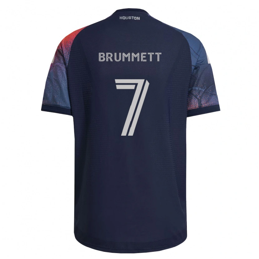 Danxen Men Austin Brummett #7 Deep Blue White Orange Away Jersey 2026/27 T-Shirt