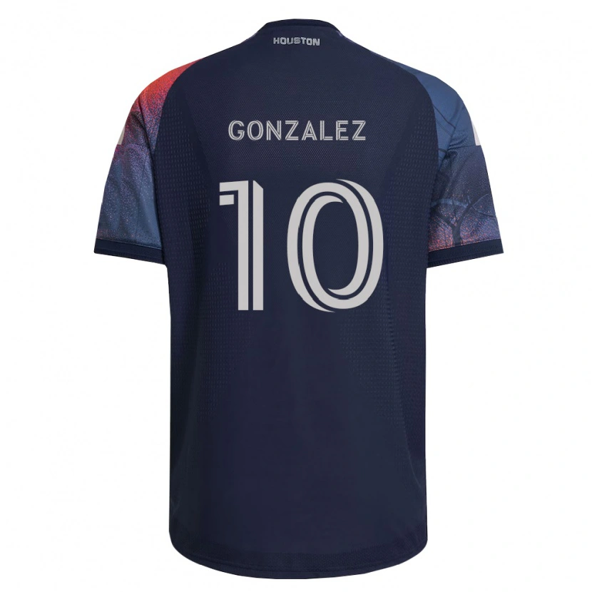 Danxen Men Yair González #10 Deep Blue White Orange Away Jersey 2026/27 T-Shirt