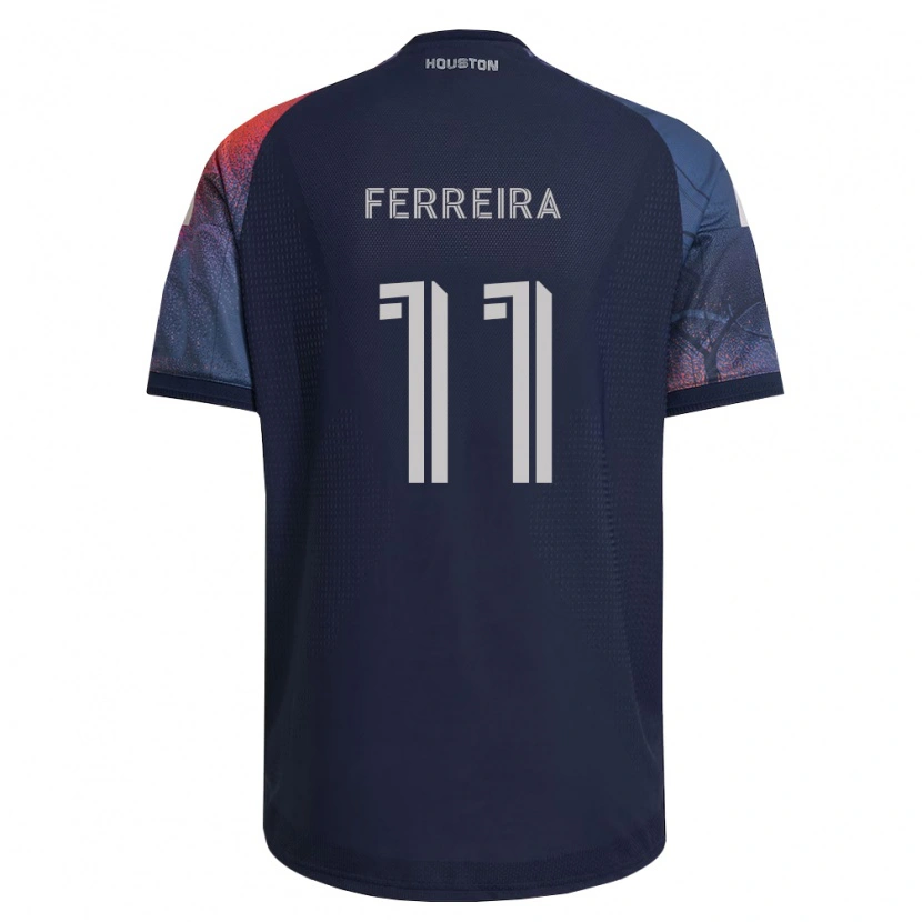 Danxen Men Sebastián Ferreira #11 Deep Blue White Orange Away Jersey 2026/27 T-Shirt