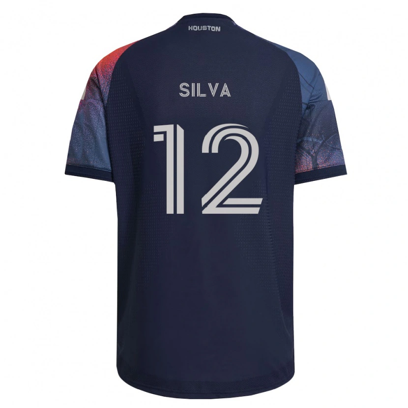 Danxen Men Vinicius Silva #12 Deep Blue White Orange Away Jersey 2026/27 T-Shirt