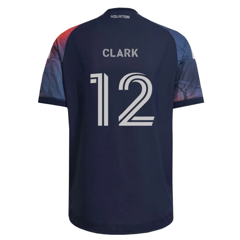 Danxen Men Steve Clark #12 Deep Blue White Orange Away Jersey 2026/27 T-Shirt
