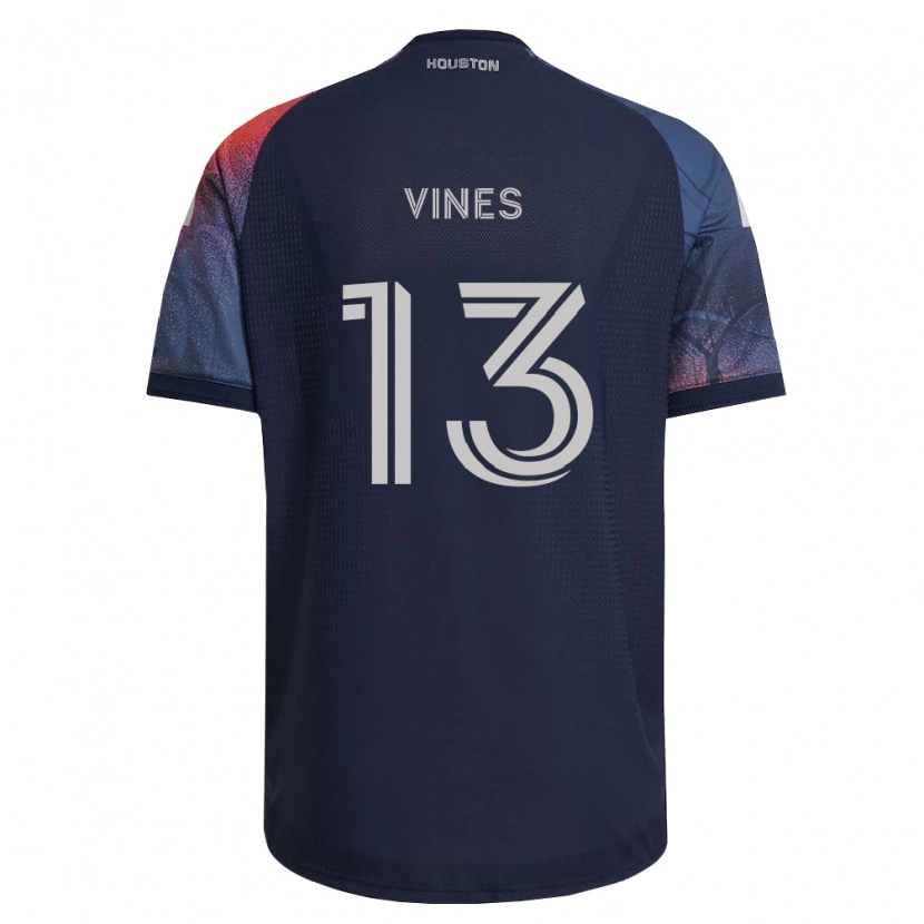 Danxen Men Sam Vines #13 Deep Blue White Orange Away Jersey 2026/27 T-Shirt