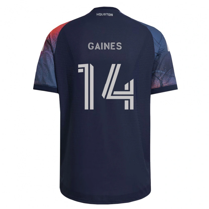 Danxen Men Mckinze Gaines #14 Deep Blue White Orange Away Jersey 2026/27 T-Shirt