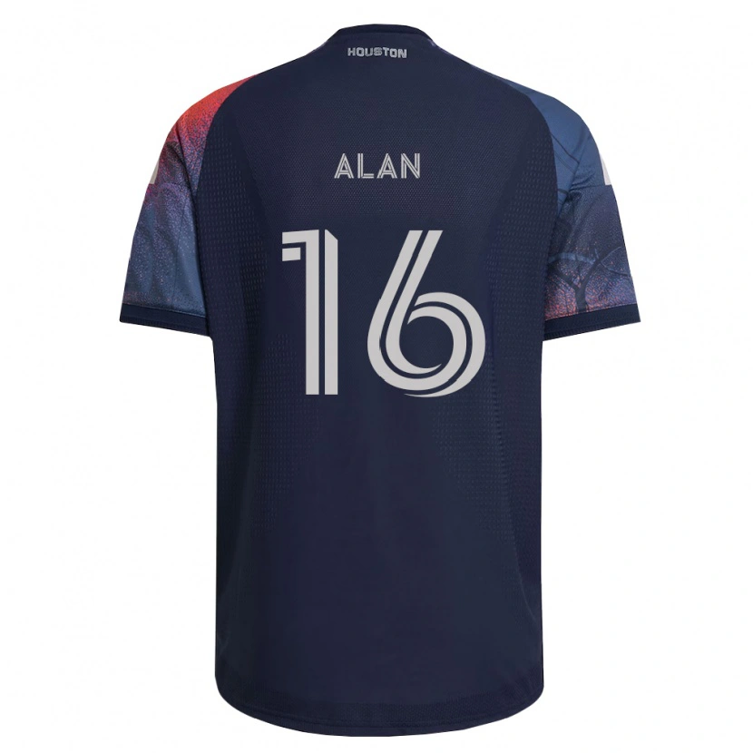 Danxen Men Alan Aparecido Martins Ferreira #16 Deep Blue White Orange Away Jersey 2026/27 T-Shirt