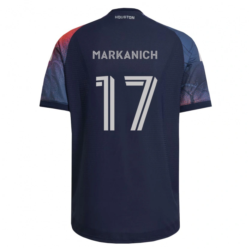 Danxen Men Nick Markanich #17 Deep Blue White Orange Away Jersey 2026/27 T-Shirt