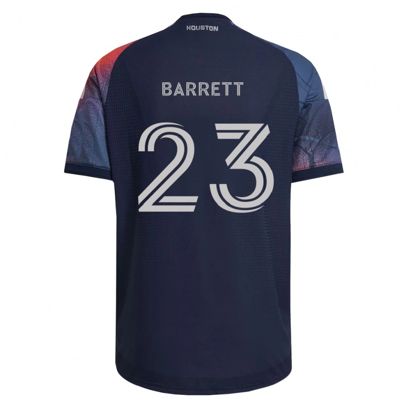 Danxen Men Daniel Barrett #23 Deep Blue White Orange Away Jersey 2026/27 T-Shirt