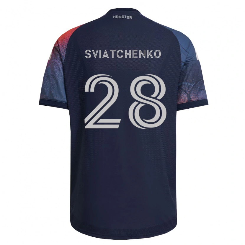 Danxen Men Erik Sviatchenko #28 Deep Blue White Orange Away Jersey 2026/27 T-Shirt