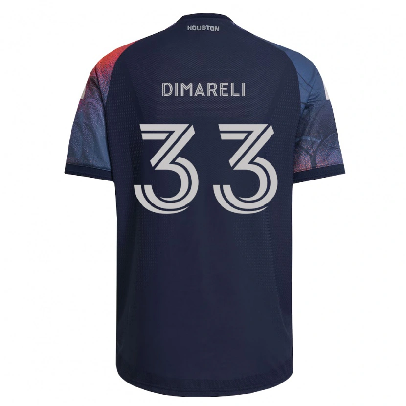 Danxen Men Mattheo Dimareli #33 Deep Blue White Orange Away Jersey 2026/27 T-Shirt