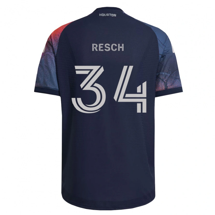 Danxen Men Agustin Resch #34 Deep Blue White Orange Away Jersey 2026/27 T-Shirt