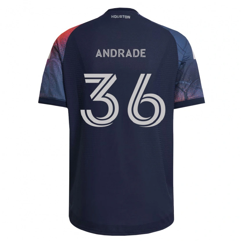 Danxen Men Felipe Andrade #36 Deep Blue White Orange Away Jersey 2026/27 T-Shirt