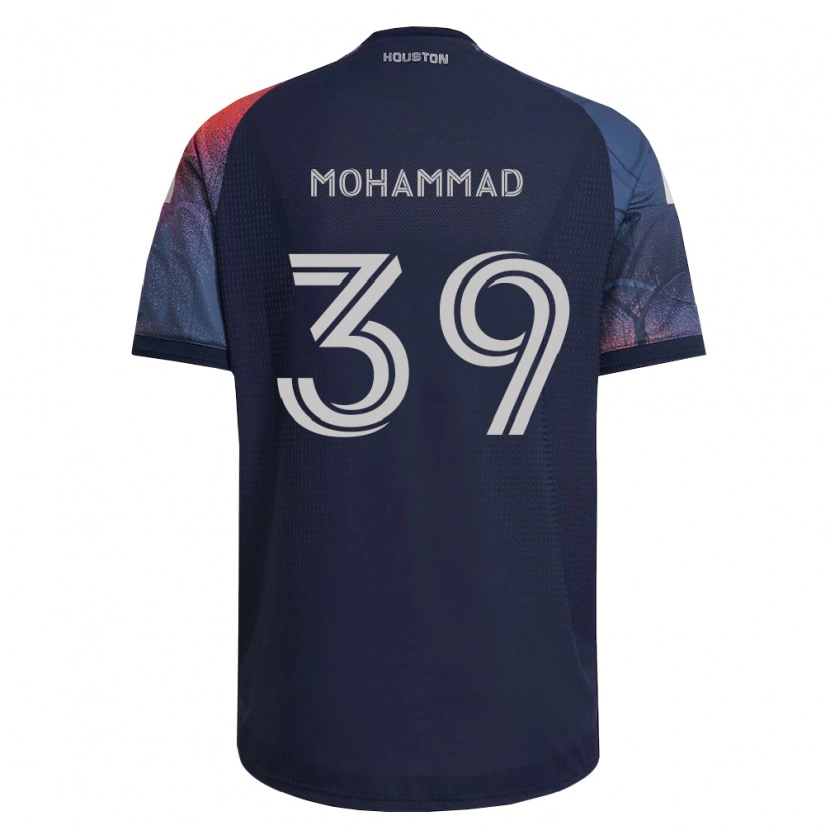 Danxen Men Samir Mohammad #39 Deep Blue White Orange Away Jersey 2026/27 T-Shirt