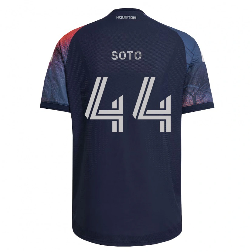 Danxen Men Ezekiel Soto #44 Deep Blue White Orange Away Jersey 2026/27 T-Shirt