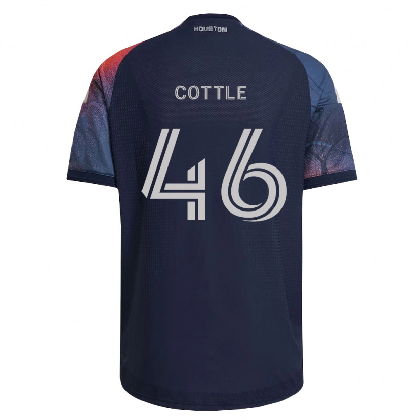 Danxen Men Tristan Cottle #46 Deep Blue White Orange Away Jersey 2026/27 T-Shirt