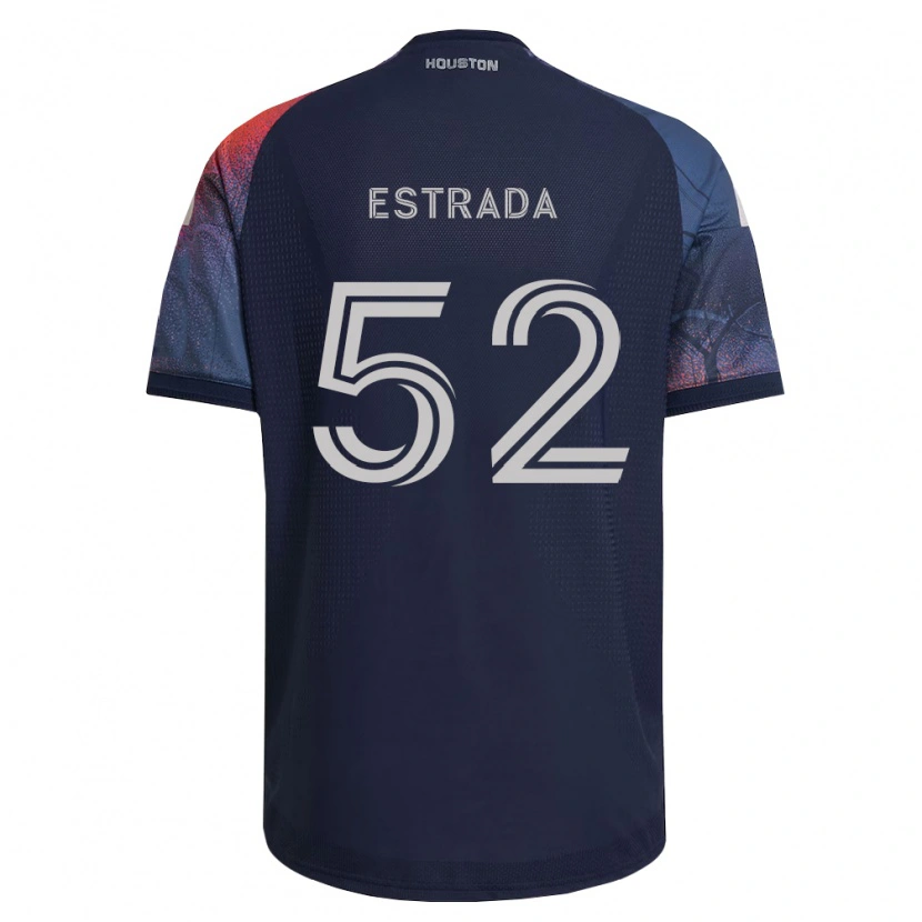 Danxen Men Jorge Estrada #52 Deep Blue White Orange Away Jersey 2026/27 T-Shirt