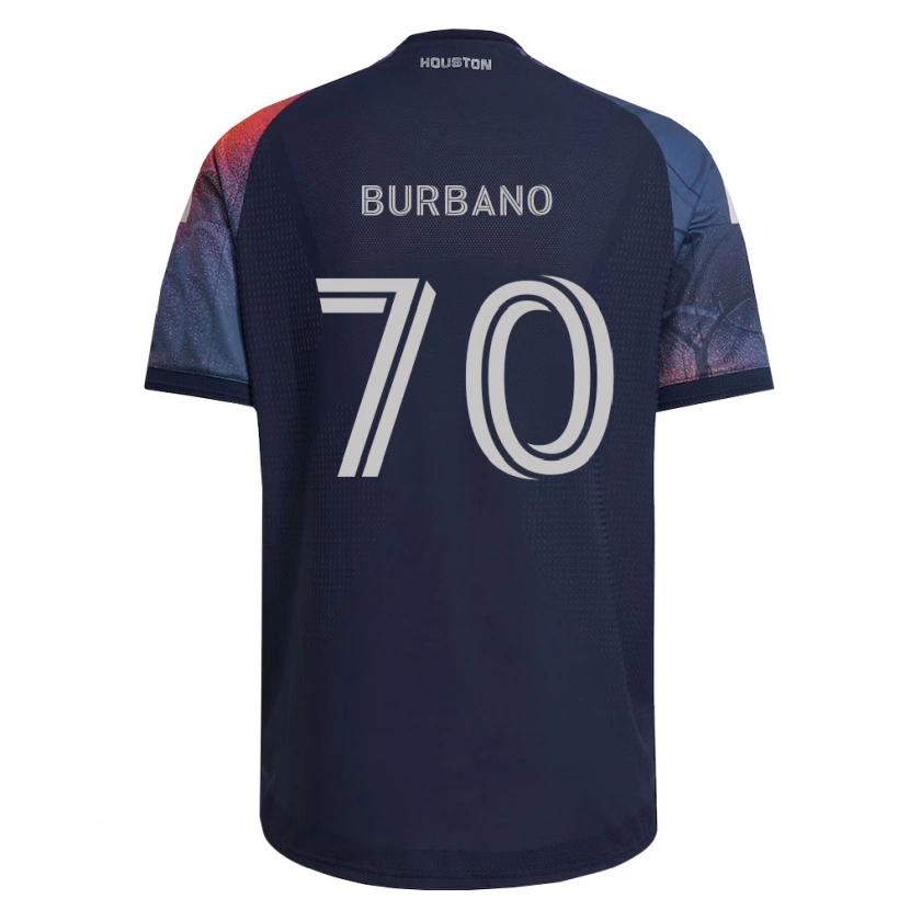 Danxen Men Jordy Burbano #70 Deep Blue White Orange Away Jersey 2026/27 T-Shirt