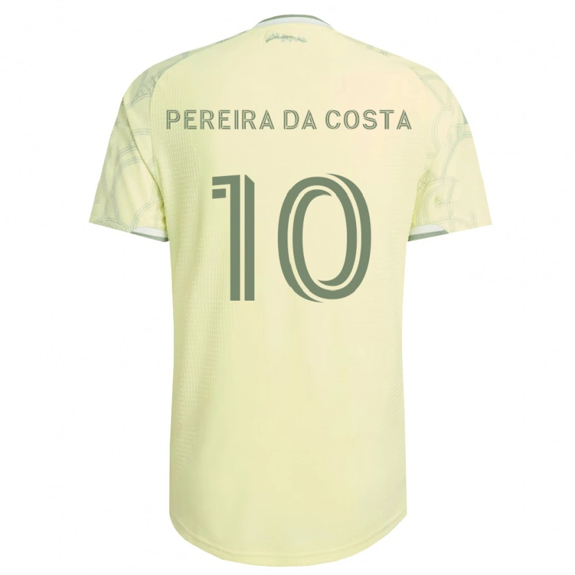 Danxen Men David Da Costa #10 Beige White Away Jersey 2026/27 T-Shirt