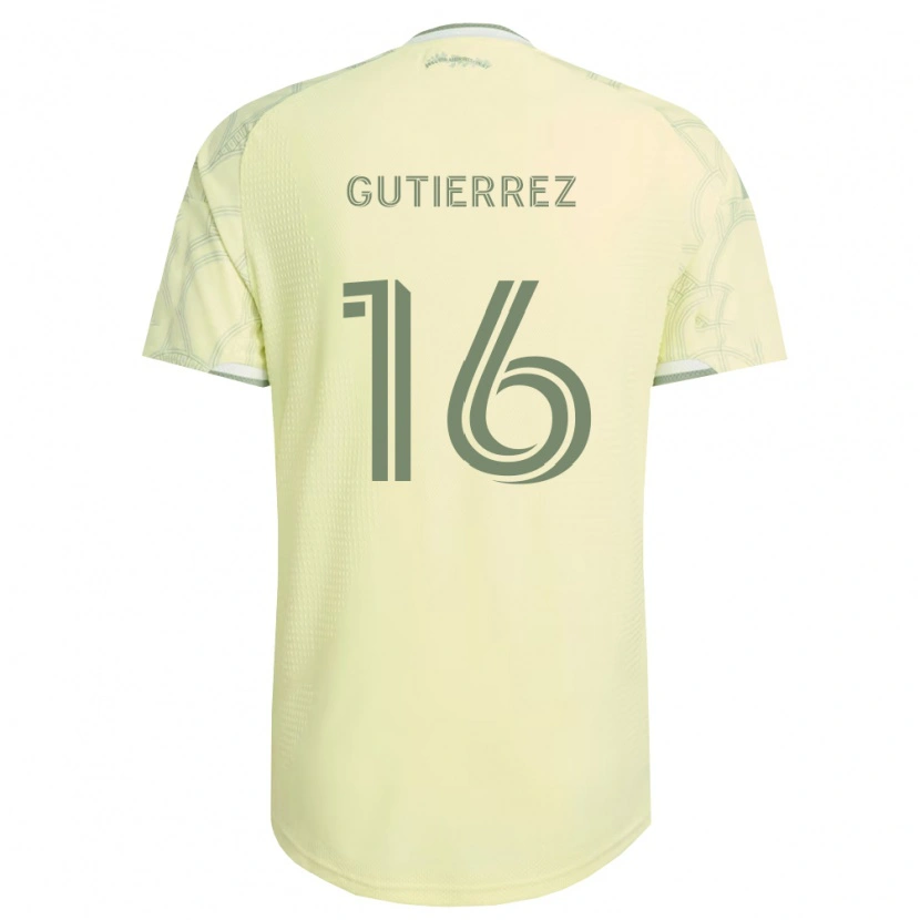 Danxen Men Diego Gutiérrez #16 Beige White Away Jersey 2026/27 T-Shirt
