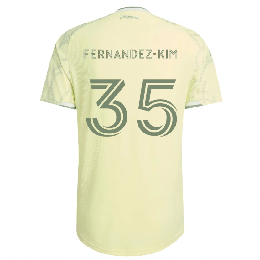 Danxen Men Lucas Fernandez-Kim #35 Beige White Away Jersey 2026/27 T-Shirt