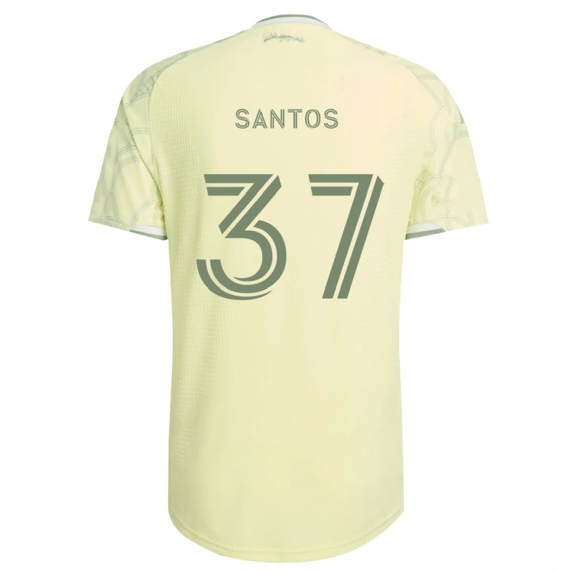 Danxen Men Noah Santos #37 Beige White Away Jersey 2026/27 T-Shirt