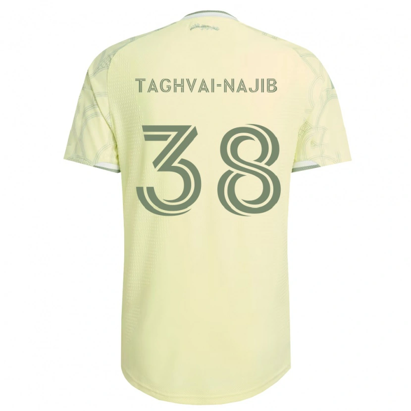 Danxen Men Braxton Taghvai-Najib #38 Beige White Away Jersey 2026/27 T-Shirt