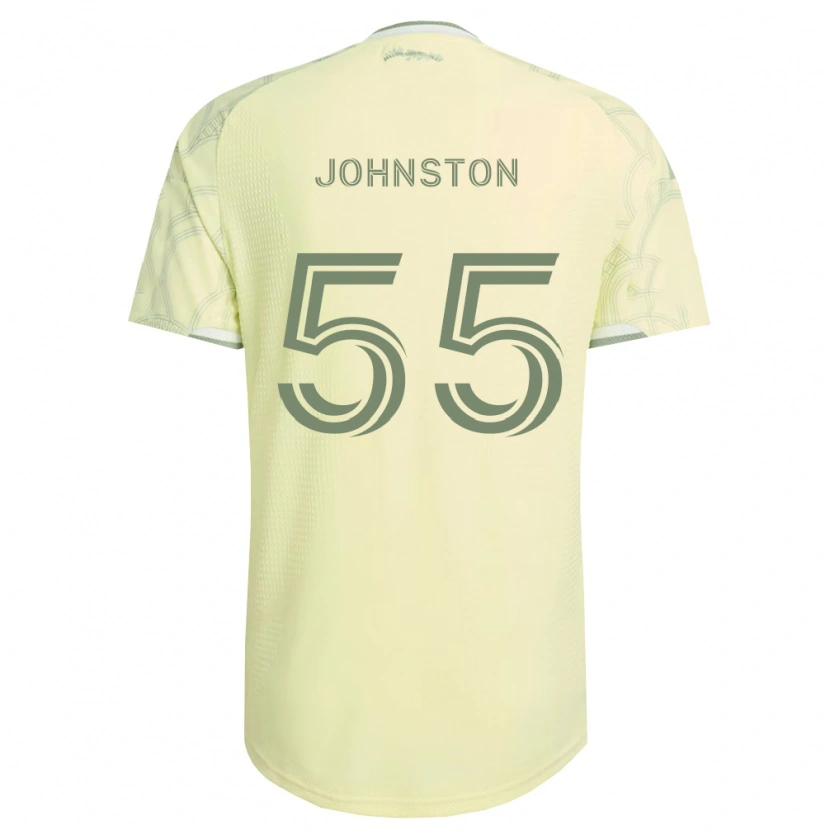 Danxen Men Malcolm Johnston #55 Beige White Away Jersey 2026/27 T-Shirt