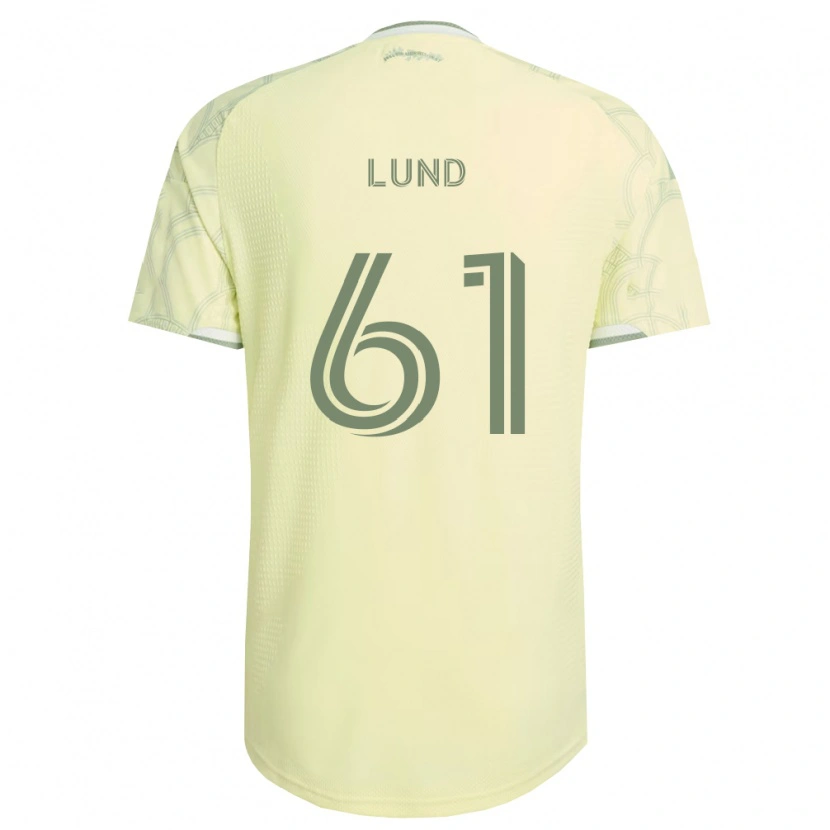 Danxen Men Nicklas Lund #61 Beige White Away Jersey 2026/27 T-Shirt