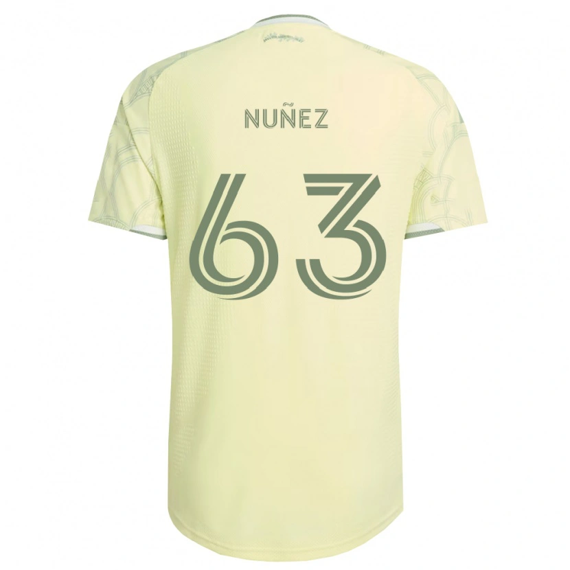 Danxen Men Daniel Núñez #63 Beige White Away Jersey 2026/27 T-Shirt