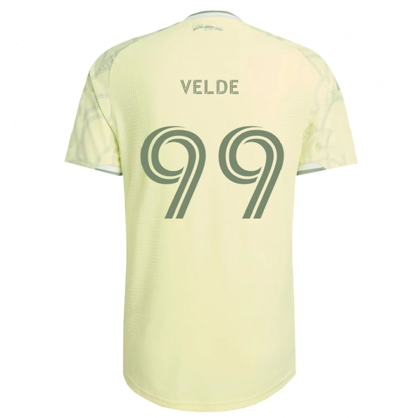 Danxen Men Kristoffer Velde #99 Beige White Away Jersey 2026/27 T-Shirt