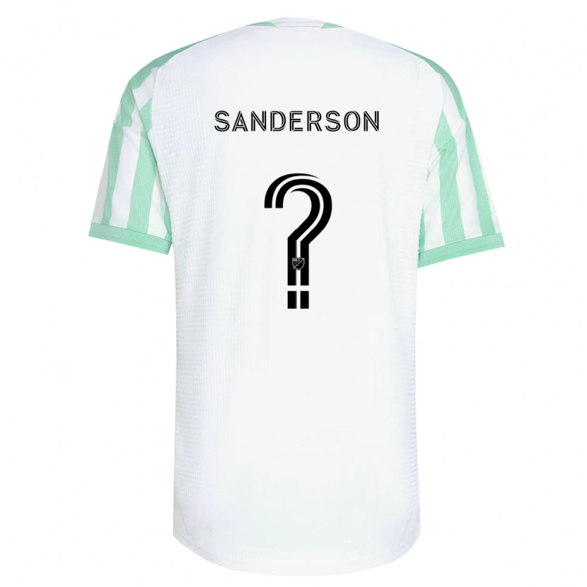 Danxen Men Spencer Sanderson #0 Light Green Black White Away Jersey 2026/27 T-Shirt
