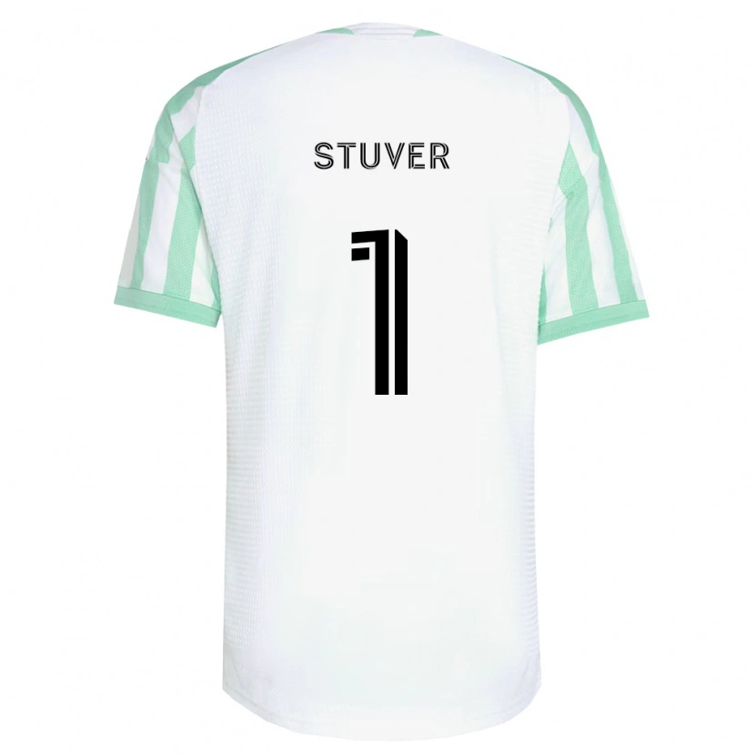 Danxen Men Brad Stuver #1 Light Green Black White Away Jersey 2026/27 T-Shirt