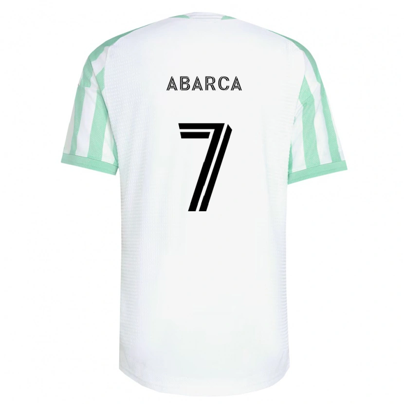 Danxen Men Diego Abarca #7 Light Green Black White Away Jersey 2026/27 T-Shirt