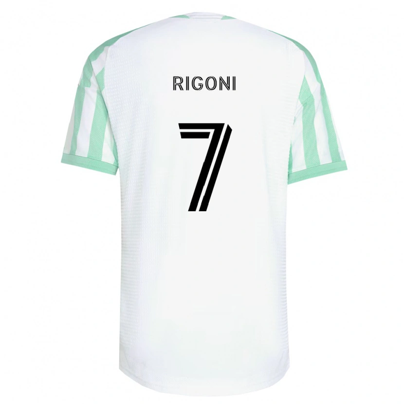 Danxen Men Emiliano Rigoni #7 Light Green Black White Away Jersey 2026/27 T-Shirt