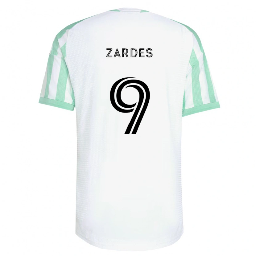 Danxen Men Gyasi Zardes #9 Light Green Black White Away Jersey 2026/27 T-Shirt