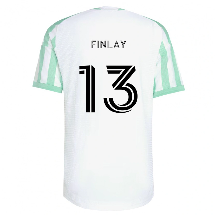 Danxen Men Ethan Finlay #13 Light Green Black White Away Jersey 2026/27 T-Shirt
