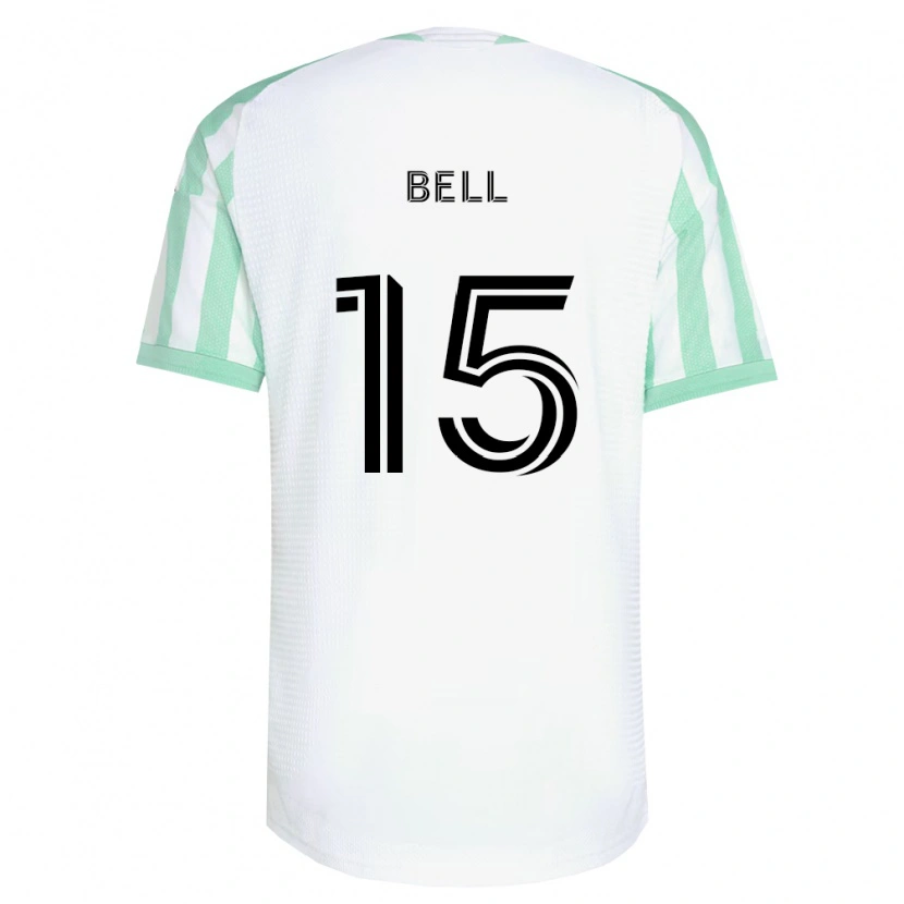 Danxen Men Jon Bell #15 Light Green Black White Away Jersey 2026/27 T-Shirt