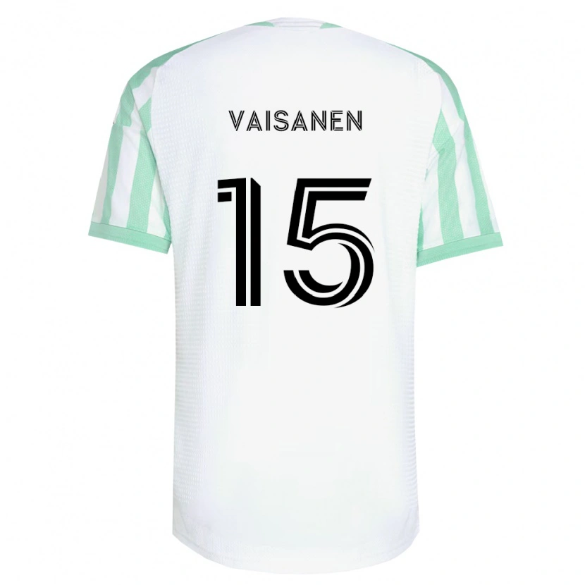 Danxen Men Leo Väisänen #15 Light Green Black White Away Jersey 2026/27 T-Shirt